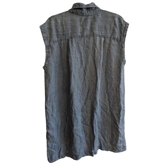 SplendId Collection Women's Wren Indigo Mini Dress Sleeveless Blue Size L - Picture 6 of 8